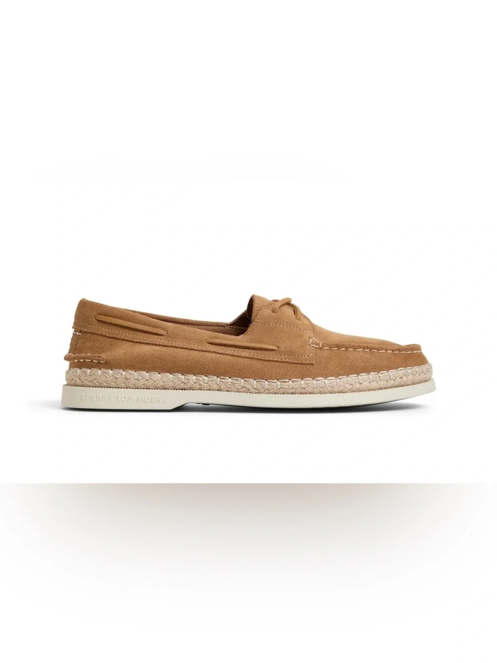 Sperry Men's Suede Boat Shoe in Tan Size 12